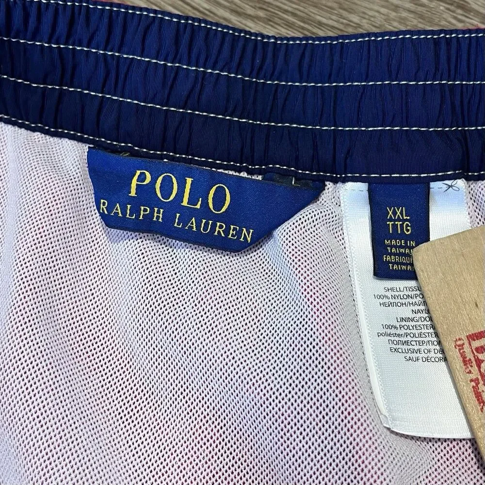 Polo Ralph Lauren Swim Trunks Men's 2XL Red 8